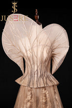 Load image into Gallery viewer, Couture Embroidery Floor Length Long Evening Dress  Formal Party Gowns Unique Vestido de festa
